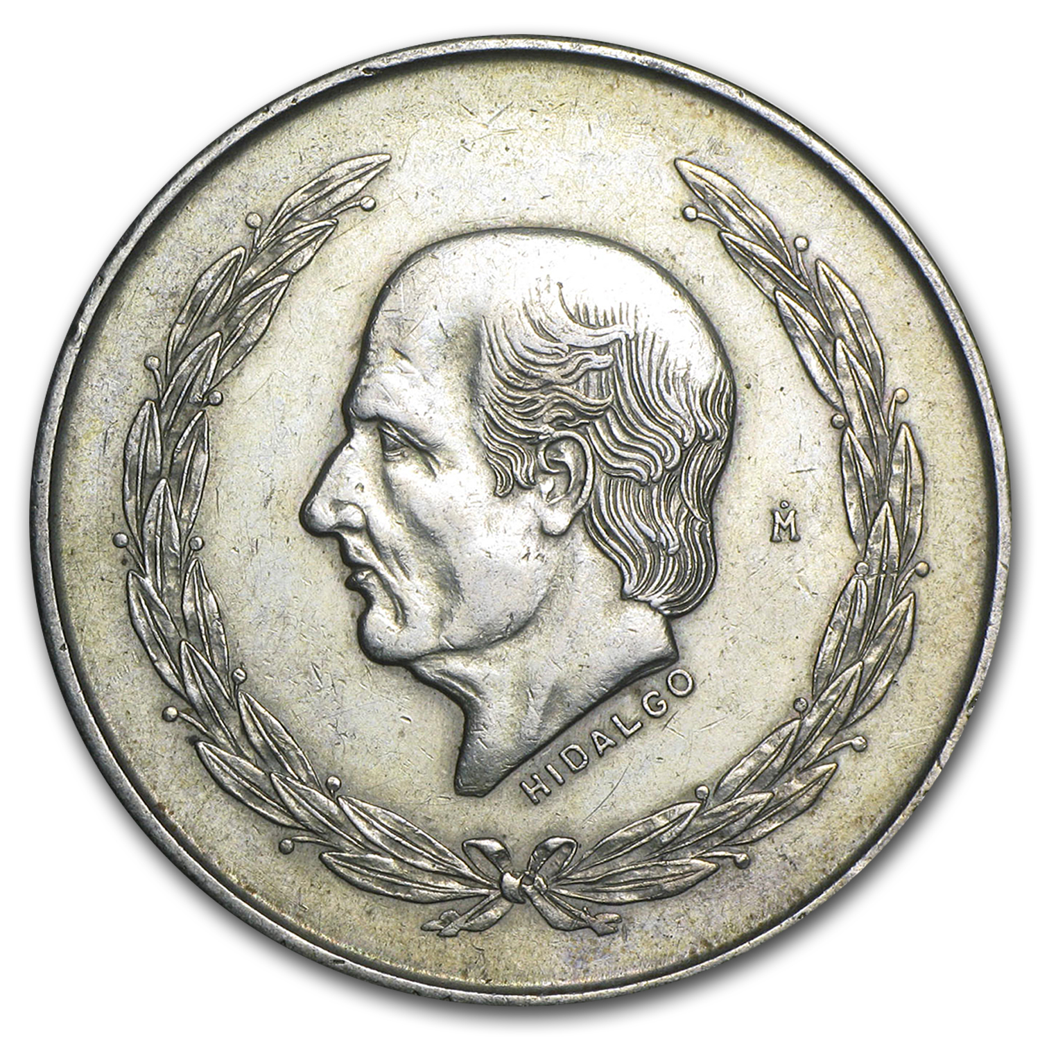 Mexico 5 Pesos 1947 Silver Coin .900 Silver Better Grade Low Mintage !!!!!!!